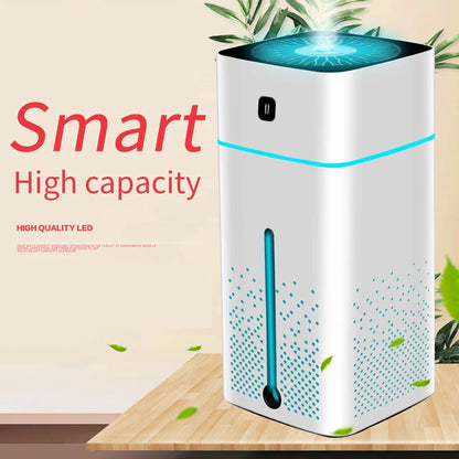 1L Humidifier Cool Mist & Warm Mist for Bedroom Large Room Living Room 1L Humidifier with Sterilize and Essential Oil Diffuser Aroma Oil Diffuser White Clearance