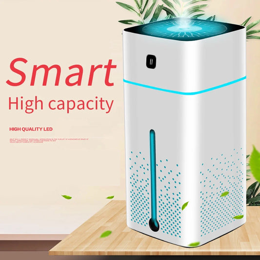 1L Humidifier Cool Mist & Warm Mist for Bedroom Large Room Living Room 1L Humidifier with Sterilize and Essential Oil Diffuser Aroma Oil Diffuser White Clearance