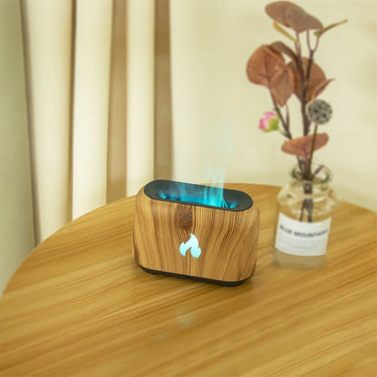 2023 Flame Aroma Diffuser Humidifier, Upgraded Flame Noiseless Essential Oil Diffuser for Home,Office Humidifier 150Ml on Clearance