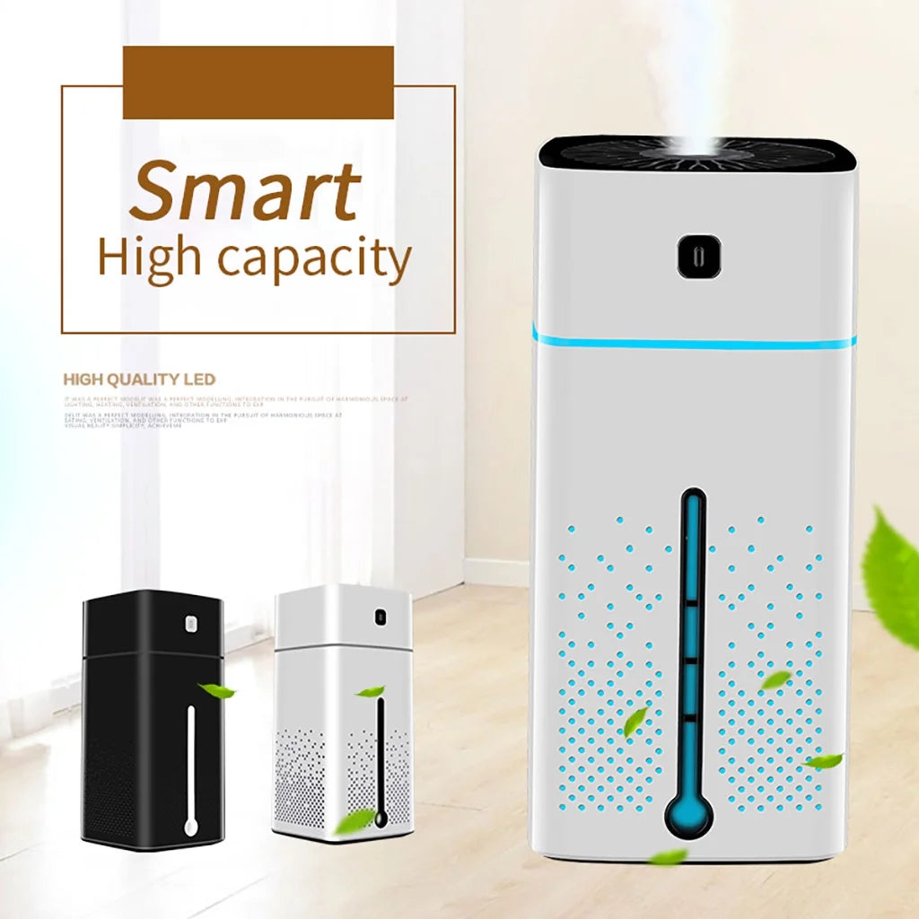1L Humidifier Cool Mist & Warm Mist for Bedroom Large Room Living Room 1L Humidifier with Sterilize and Essential Oil Diffuser Aroma Oil Diffuser White Clearance