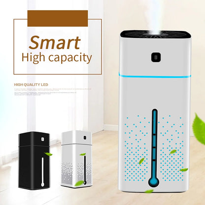 1L Humidifier Cool Mist & Warm Mist for Bedroom Large Room Living Room 1L Humidifier with Sterilize and Essential Oil Diffuser Aroma Oil Diffuser White Clearance