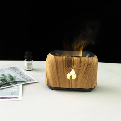 2023 Flame Aroma Diffuser Humidifier, Upgraded Flame Noiseless Essential Oil Diffuser for Home,Office Humidifier 150Ml on Clearance