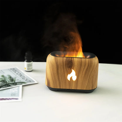 2023 Flame Aroma Diffuser Humidifier, Upgraded Flame Noiseless Essential Oil Diffuser for Home,Office Humidifier 150Ml on Clearance
