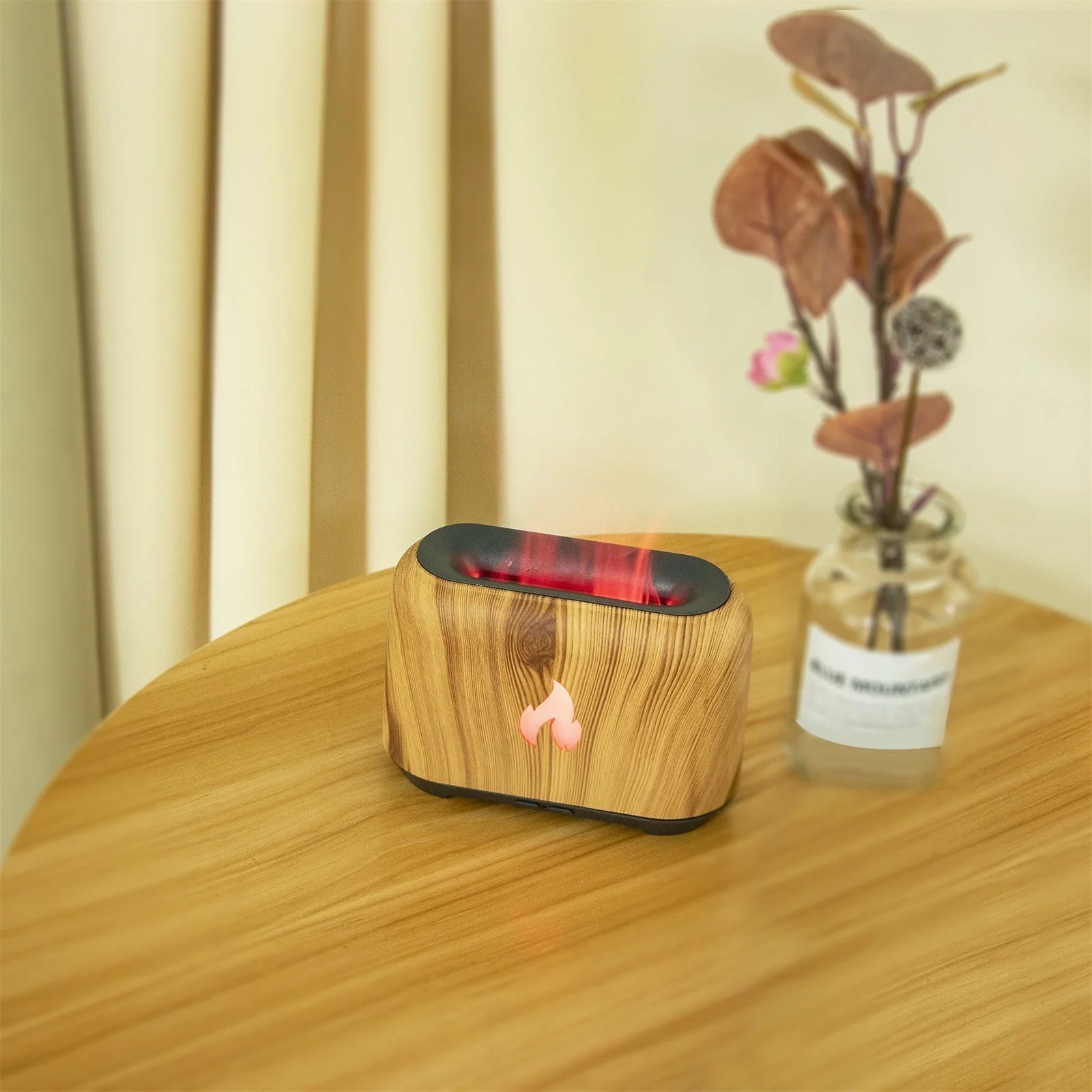 2023 Flame Aroma Diffuser Humidifier, Upgraded Flame Noiseless Essential Oil Diffuser for Home,Office Humidifier 150Ml on Clearance